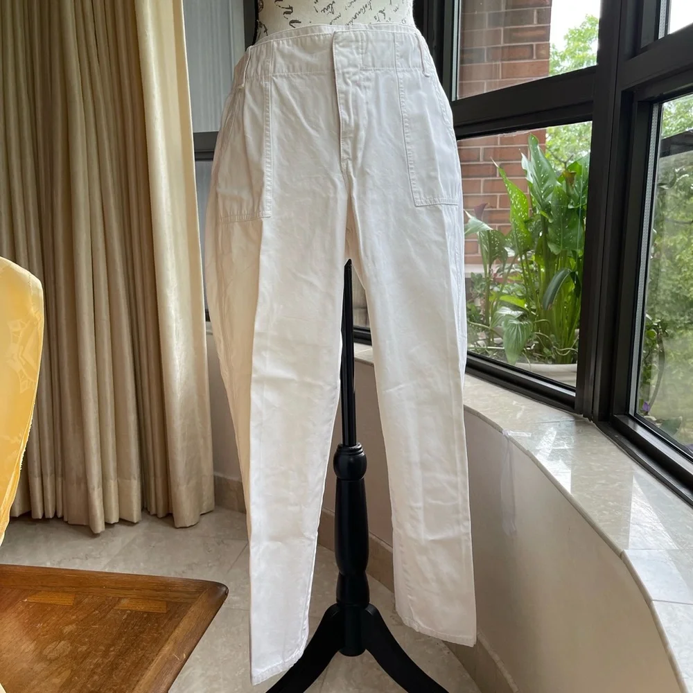Jcrew 100 % cotton capris size 12 - Picture 1 of 6